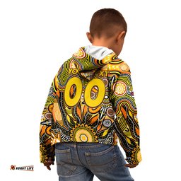 Personalised Tiger NAIDOC Week 2024 Kid Hoodie Aussie Aboriginal Art