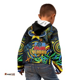 Cowboys Rugby Aboriginal Art Kid Hoodie NAIDOC Indigenous Tribal