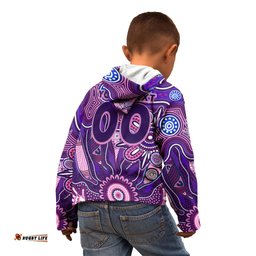 Personalised Freo NAIDOC Week 2024 Kid Hoodie Aussie Aboriginal Art
