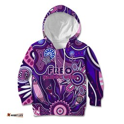 Personalised Freo NAIDOC Week 2024 Kid Hoodie Aussie Aboriginal Art