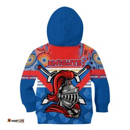 NRL Knight Kid Hoodie Proud Newcastle Aboriginal Vibe