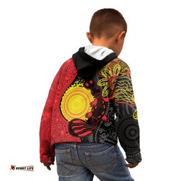 Platypus Aboriginal Art Style Kid Hoodie