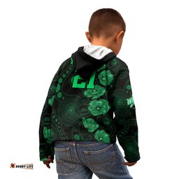 Stars Cricket Never Forget Custom Kid Hoodie ANZAC Day with Poppy Aboriginal