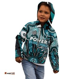 Personalised Power NAIDOC Week 2024 Kid Hoodie Aussie Aboriginal Art