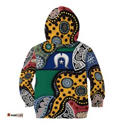 Torest Trait Islands Mix Aboriginal Pattern Kid Hoodie TS04