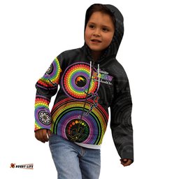 Australia LGBT Kid Hoodie You Are Exactly Who You Should Be Aboriginal Style