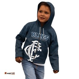 AFL Blues Champions 2023 Kid Hoodie Proud Carlton Aboriginal Vibe