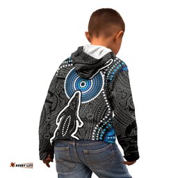 Torest Trait Islands Mix Crocodine Aboriginal Pattern Kid Hoodie TS04
