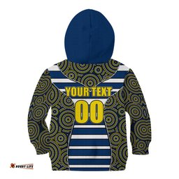 NRL Cowboys Kid Hoodie Mix Dot Aboriginal
