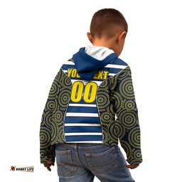 NRL Cowboys Kid Hoodie Mix Dot Aboriginal