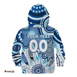 Personalised Kangaroos NAIDOC Week 2024 Kid Hoodie Aussie Aboriginal Art