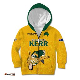 Sam Kerr Matildas Kid Hoodie Australia Soccer Go World Cup