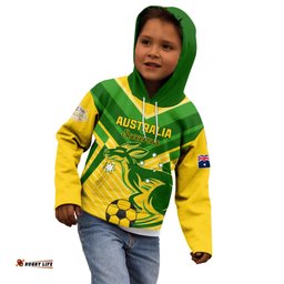 Australia Soccer Kid Hoodie Go Socceroos
