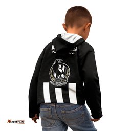 Collingwood Football Kid Hoodie Go Magpies Sporty Style