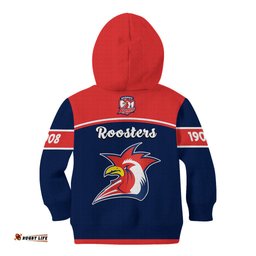 Roosters Rugby Kid Hoodie Tricolours 1908 Sporty Version