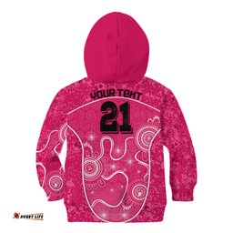 Custom Sydney Sixers Cricket Kid Hoodie The Fourth Time Champions Aboriginal