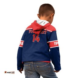 Personalised Roosters Rugby Kid Hoodie Tricolours 1908 Sporty Version