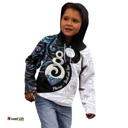 Aotearoa Pikorua Kid Hoodie NZ Twist Bond And Love