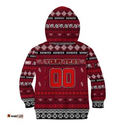 Personalized Bombers Football Xmas Kid Hoodie Australia AFL Mascot