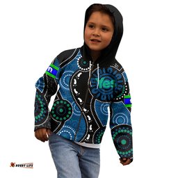 Australia Indigenous Kid Hoodie Vote Yes Aboriginal Torres Strait