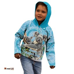 Australia Mothers Day Kid Hoodie I Love You Every Universe Aboriginal Art
