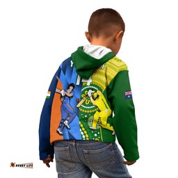 Custom Australia And India Cricket Kid Hoodie World Cup Final Together