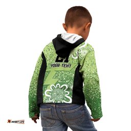 Australian Thunder Cricket Custom Kid Hoodie Minimalism Aboriginal