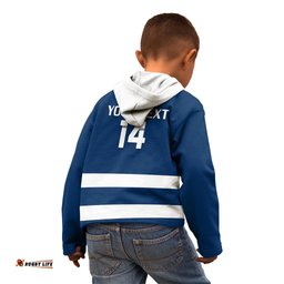 Personalised Geelong Football Kid Hoodie Go Cats Navy Blue Sporty Style