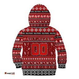 Personalized Dolphins Rugby Xmas Kid Hoodie Australia NRL Mascot