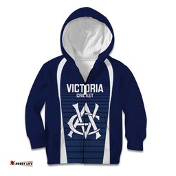 Custom Victoria Cricket Kid Hoodie Go Champions Sporty Style