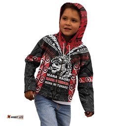 Aotearoa Mana Maori Kid Hoodie Toitu Te Tiriti