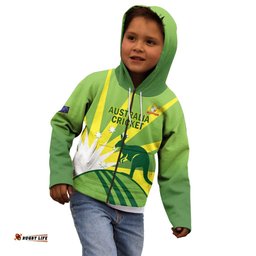 Custom Australia Cricket Kid Hoodie Go Champions Aussies