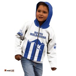 North Melbourne Football Kid Hoodie Go Kangaroos Sporty Style