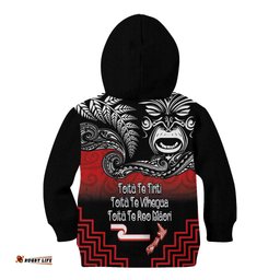 Aotearoa Toitu Te Tiriti Kid Hoodie New Zealand Honour the Treaty Fight Together