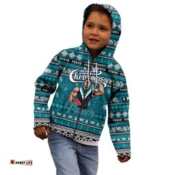 Personalized Power Football Xmas Kid Hoodie Australia AFL Mascot