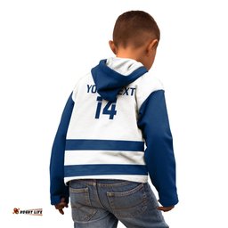 Personalised Geelong Football Kid Hoodie Go Cats White Sporty Style
