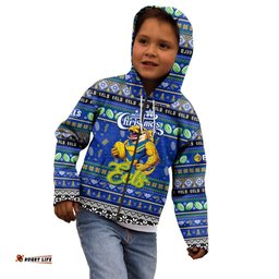 Personalized Eels Rugby Xmas Kid Hoodie Australia NRL Mascot