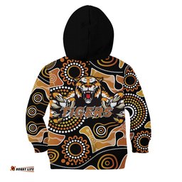 Wests Hoodie KID Rugby Tigers Indigenous