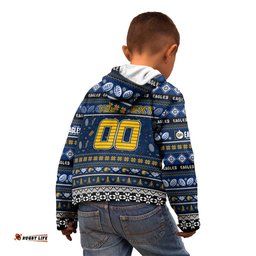 Personalized Eagles Football Xmas Kid Hoodie Australia AFL Mascot