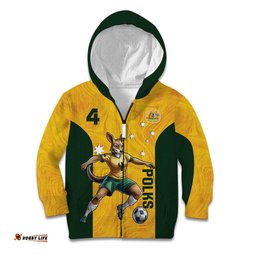 Polkinghorne Australia Matildas Kid Hoodie 2024 Thank You Polks