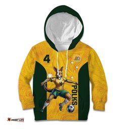Polkinghorne Australia Matildas Kid Hoodie 2024 Thank You Polks