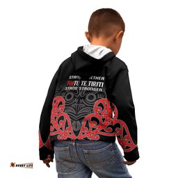 Toitu Te Tiriti 1840 Aotearoa Kid Hoodie Stand Together Stand Stronger