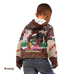 Penrith Panthers Christmas Kid Hoodie Rugby Australia Mascot