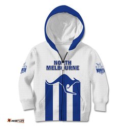 Personalised North Melbourne Football Kid Hoodie Go Kangaroos Sporty Style