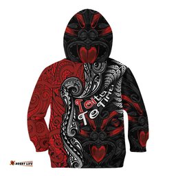 Aotearoa Toitu Te Tiriti Kid Hoodie New Zealand Honour the Treaty Te Tiriti Is Us