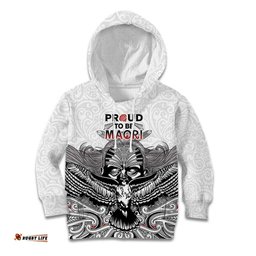 Aotearoa Personalized Kid Hoodie Proud To Be Maori