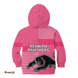 Penrith Panthers Rugby Kid Hoodie Proud The Panthers Comeback Pink