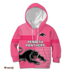 Penrith Panthers Rugby Kid Hoodie Proud The Panthers Comeback Pink