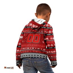 Personalized Swans Football Xmas Kid Hoodie Australia AFL Mascot