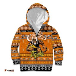 Personalized Tigers Football Xmas Kid Hoodie Australia AFL Mascot